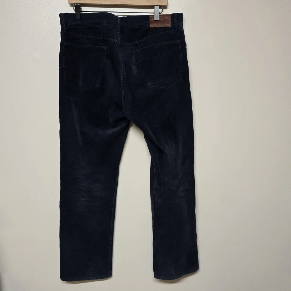 Polo Ralph Lauren Men's Corduroy Prospect Pants Casual Preppy Navy Blue Sz 34/30